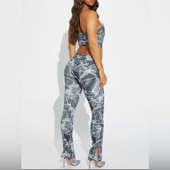 Black and white jumpsuit - Picture 4 of 4